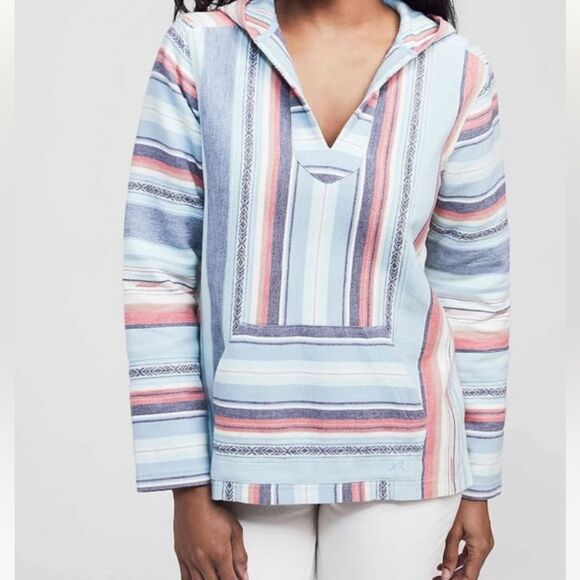 Faherty Sweaters - Faherty Baja Poncho Sierra Paradise SMALL GENTLY USED